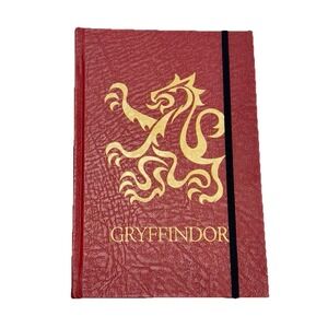 Wizarding World Harry Potter Gryffindor Red Journal Universal‎ Studios Notebook